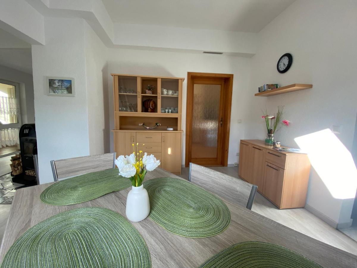 Waldblickwohnung Mit Schoener Terrasse Und Kamin Sebnitz Exteriör bild