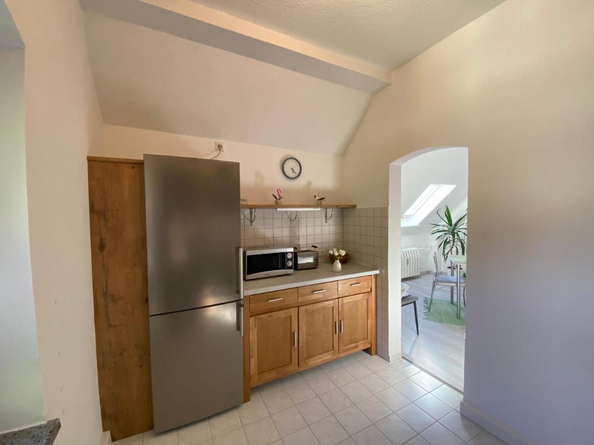 Waldblickwohnung Mit Schoener Terrasse Und Kamin Sebnitz Exteriör bild
