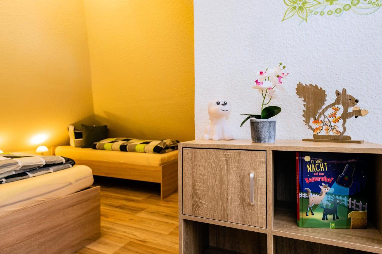 Waldblickwohnung Mit Schoener Terrasse Und Kamin Sebnitz Exteriör bild