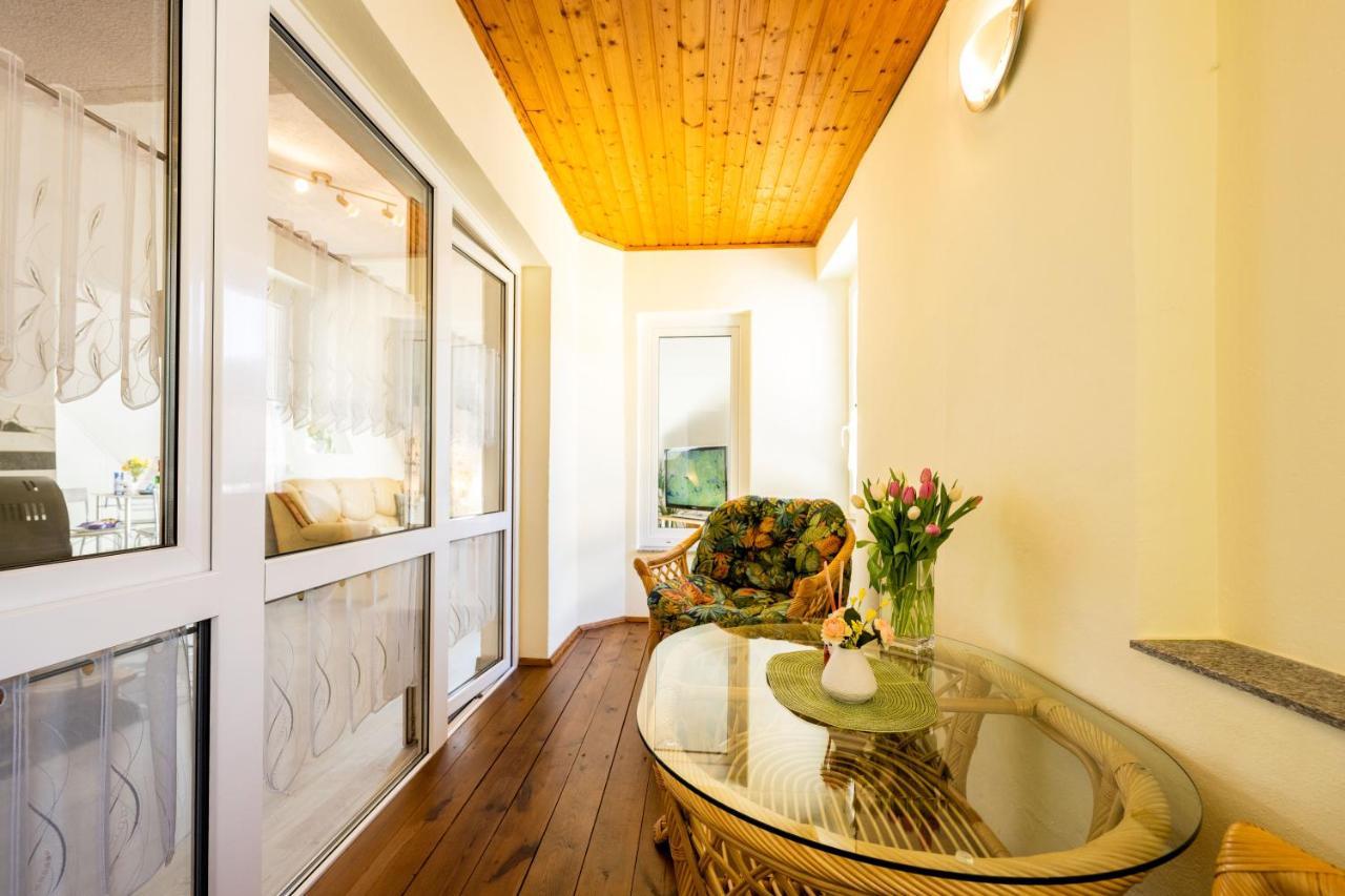 Waldblickwohnung Mit Schoener Terrasse Und Kamin Sebnitz Exteriör bild