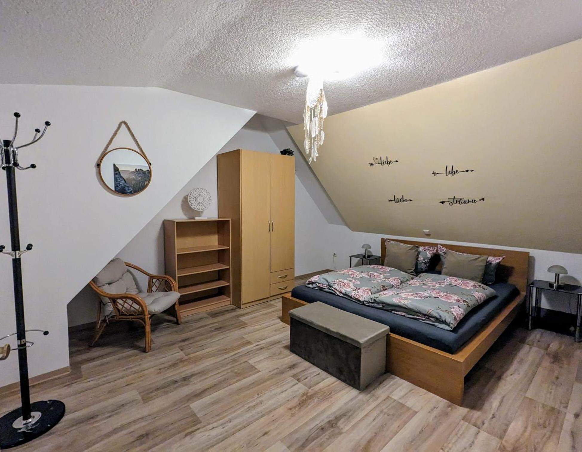 Waldblickwohnung Mit Schoener Terrasse Und Kamin Sebnitz Exteriör bild